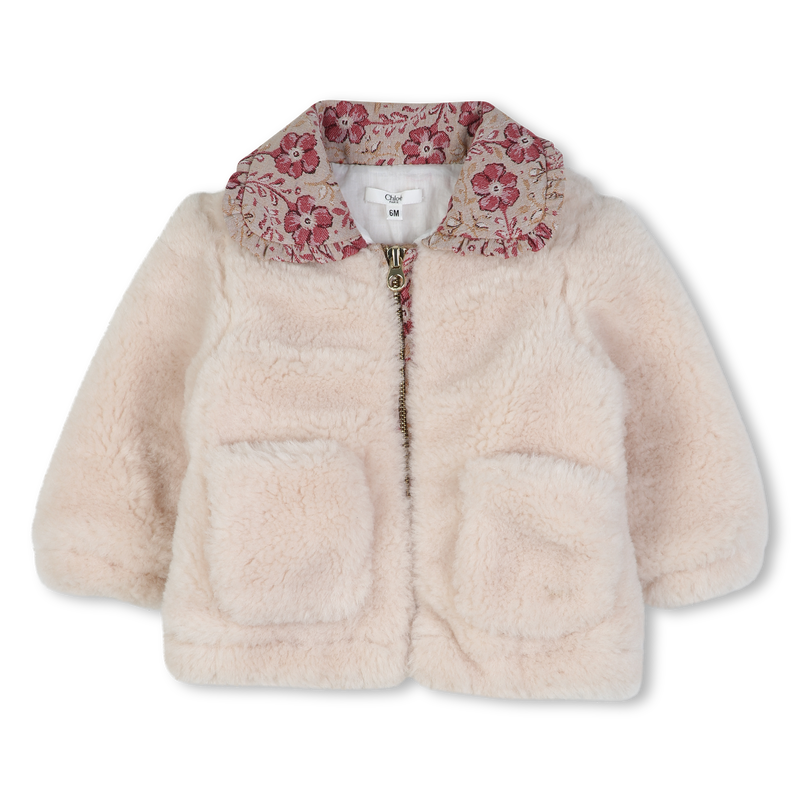 Flauschiger Fleece-Mantel CHLOE 
                        M&Auml;DCHEN