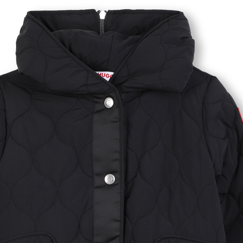 Langer Parka mit Kapuze HUGO 
                        MÄDCHEN