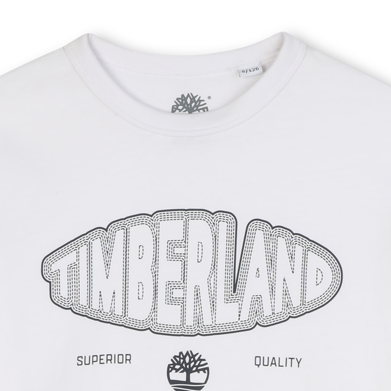 Langärmeliges T-Shirt aus Jersey TIMBERLAND 
                        JUNGE