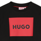 Kurzarm-T-Shirt aus Baumwolle HUGO 
                    JUNGE