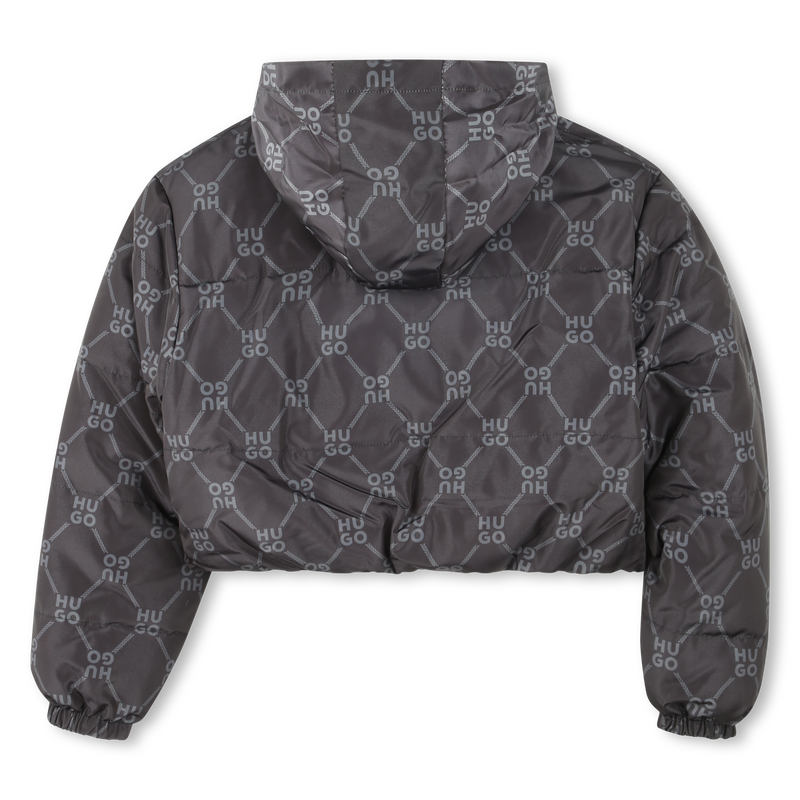 Kurze Wende-Winterjacke HUGO 
                        M&Auml;DCHEN