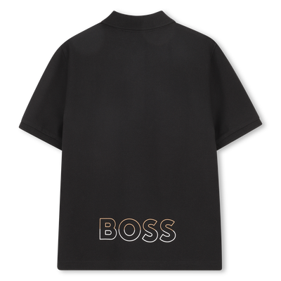 KURZ&Auml;RMELIGES POLOSHIRT BOSS JUNGE