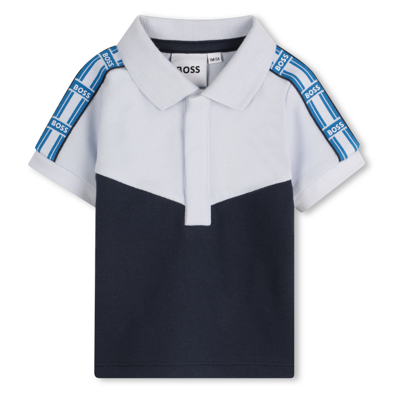 Polo mit Streifen an den Armen BOSS 
                        JUNGE