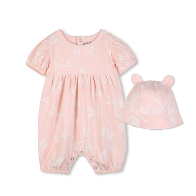 SET AUS PLAYSUIT UND BUCKET HAT KENZO KIDS M&Auml;DCHEN