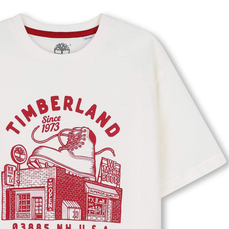 T-Shirt mit kurzen &Auml;rmeln TIMBERLAND 
                        JUNGE