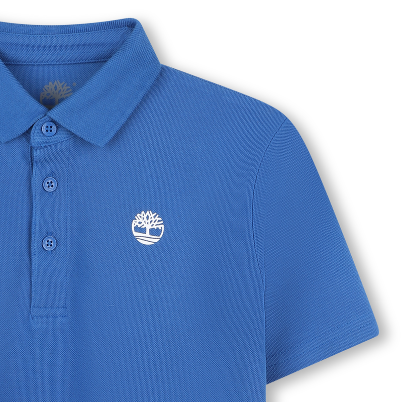 Einfarbiges Poloshirt mit Logo TIMBERLAND 
                        JUNGE