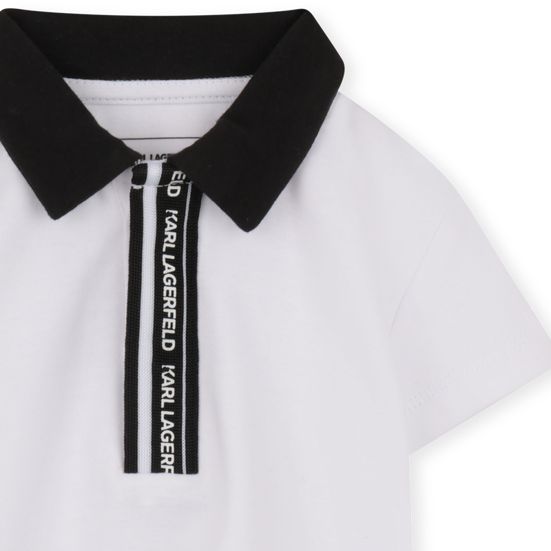 SET AUS T-SHIRT UND SHORTS KARL LAGERFELD KIDS 
                        JUNGE
