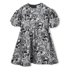 Kleid mit Ballon&auml;rmeln KENZO KIDS 
                    M&Auml;DCHEN