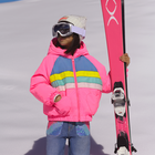 Mehrfarbige Kapuzensteppjacke BILLIEBLUSH 
                    M&Auml;DCHEN