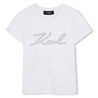 Kurz&auml;rmeliges T-Shirt KARL LAGERFELD KIDS 
                    M&Auml;DCHEN