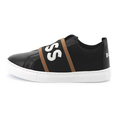 Stretchsneaker aus 2 Materialien BOSS JUNGE