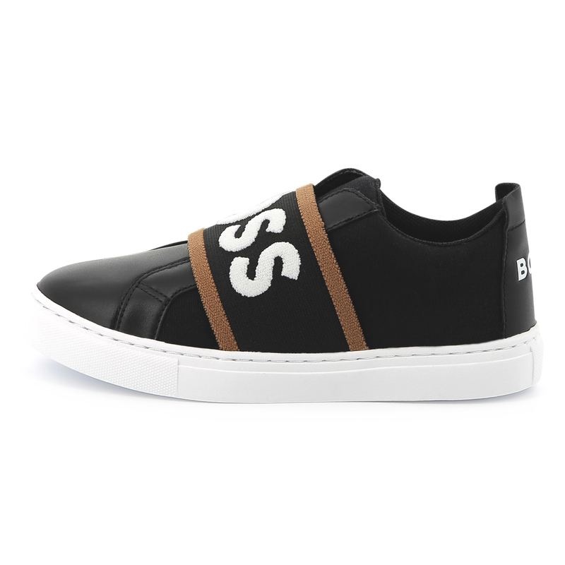 Stretchsneaker aus 2 Materialien BOSS 
                        JUNGE