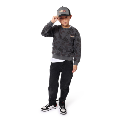 Weite, unifarbene Jeans HUGO JUNGE