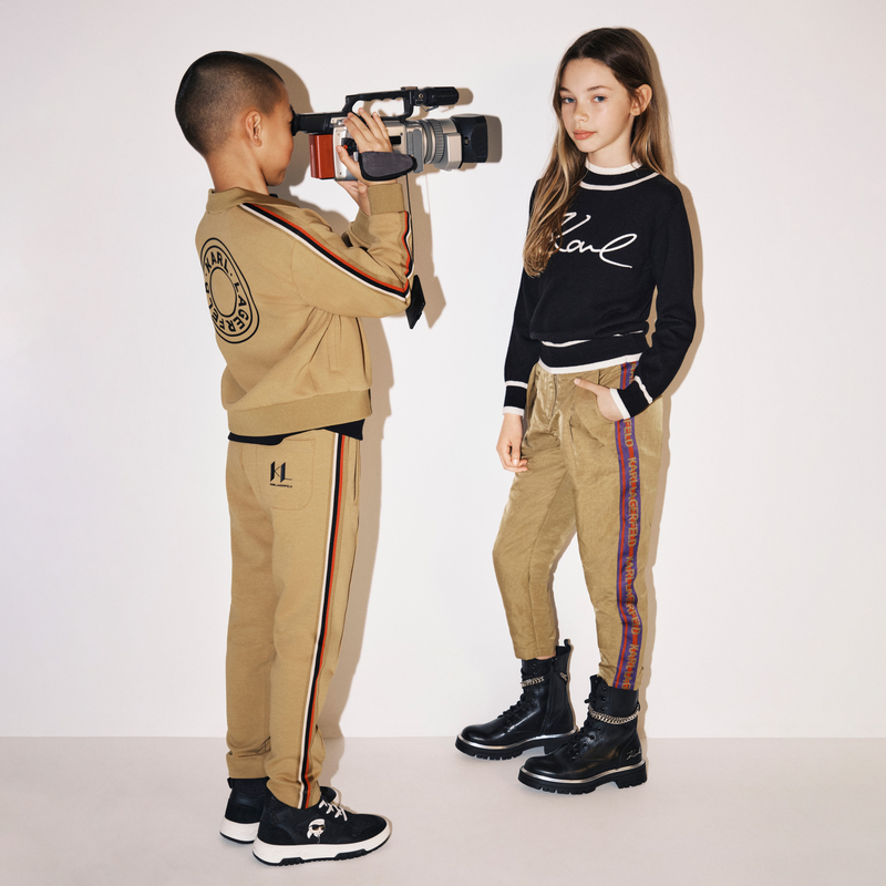 Jogginghose mit Streifen KARL LAGERFELD KIDS 
                        JUNGE