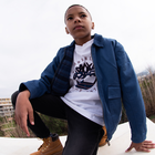 Jacke mit &uuml;berf&auml;rbtem Design TIMBERLAND 
                    JUNGE