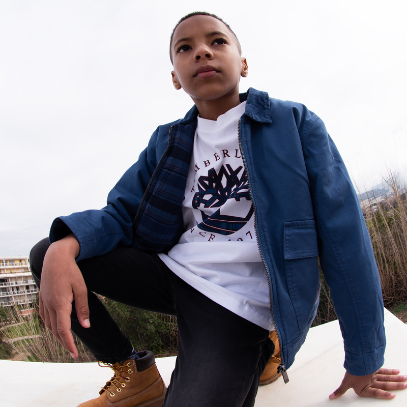 Jacke mit &uuml;berf&auml;rbtem Design TIMBERLAND 
                        JUNGE