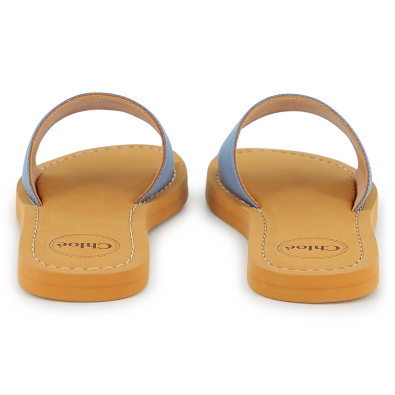 PANTOLETTEN AUS SCHAFFELL AUS LEDER CHLOE 
                        M&Auml;DCHEN