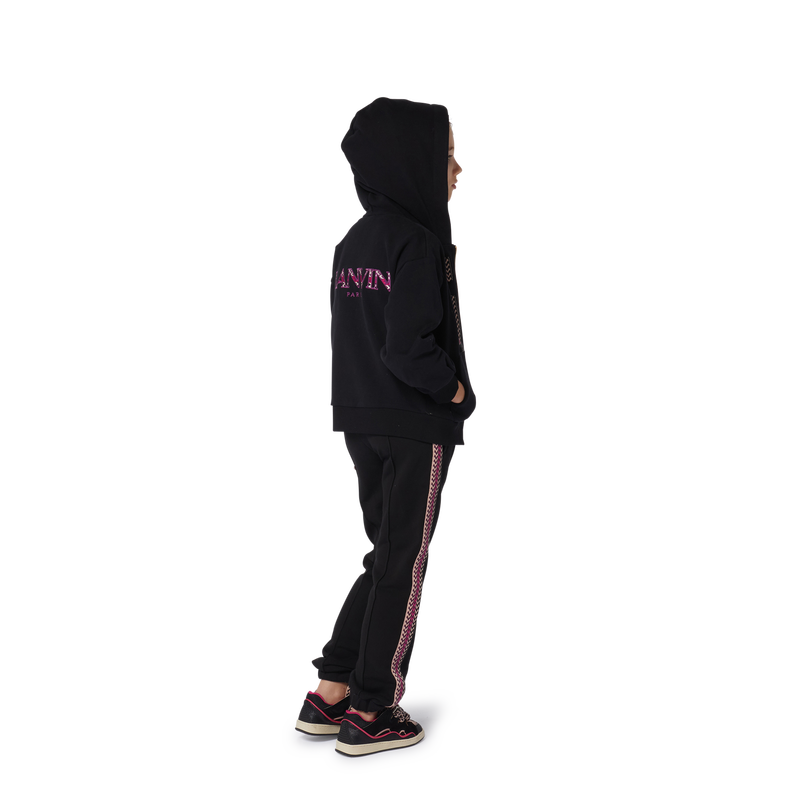 Sweatjacke mit Flechtdetails LANVIN 
                        M&Auml;DCHEN