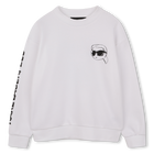 Bedrucktes sweatshirt KARL LAGERFELD KIDS 
                    JUNGE