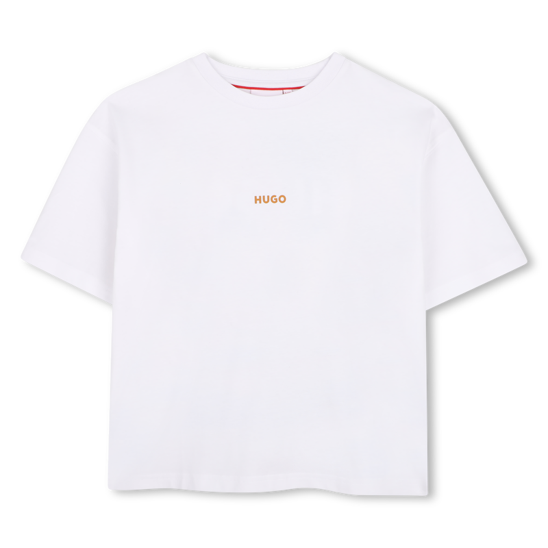 T-Shirt mit kurzen &Auml;rmeln HUGO 
                        JUNGE