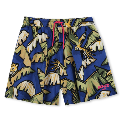 Gemusterte Baumwoll-Shorts KENZO KIDS M&Auml;DCHEN
