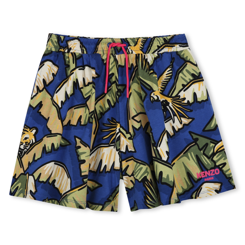 Gemusterte Baumwoll-Shorts KENZO KIDS 
                        M&Auml;DCHEN