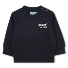 Sweatshirt aus geb&uuml;rstetem Fleece KENZO KIDS 
                    JUNGE