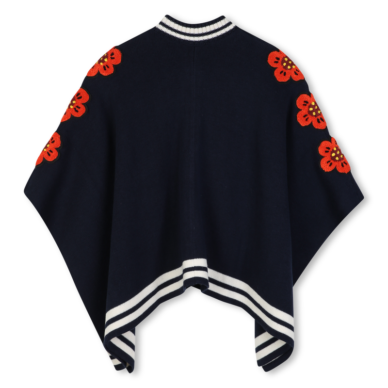 Strickcape KENZO KIDS 
                        M&Auml;DCHEN