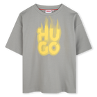 Kurzarm-T-Shirt aus Baumwolle HUGO 
                    JUNGE