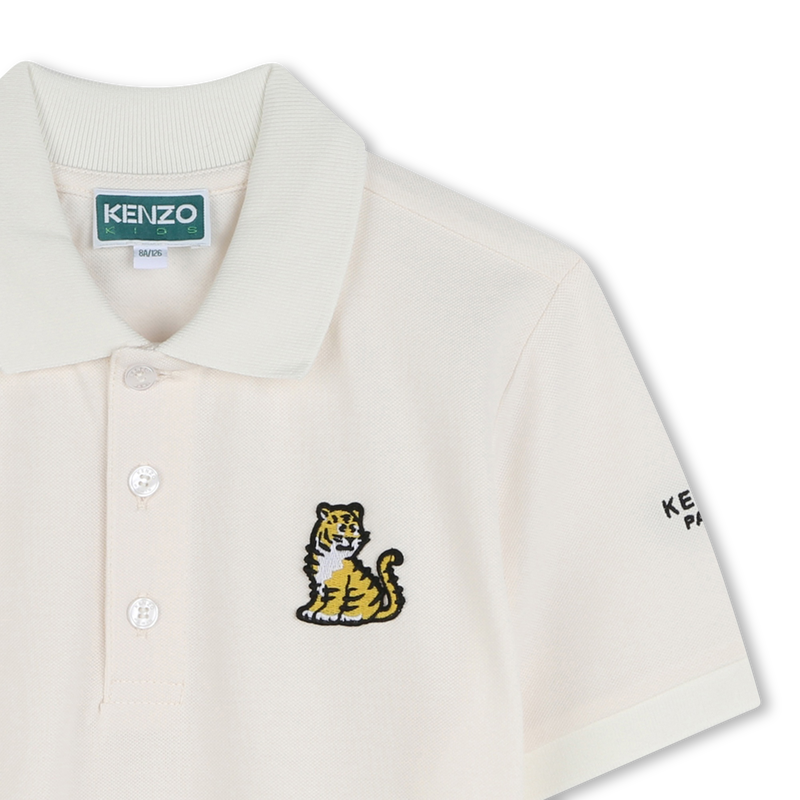 Kurz&auml;rmeliges Poloshirt KENZO KIDS 
                        UNISEX