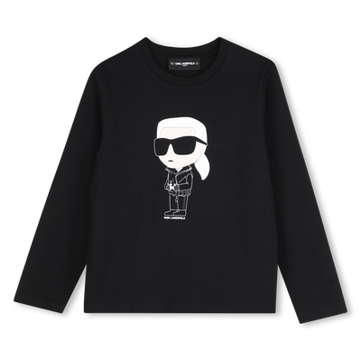 T-Shirt mit kurzen &Auml;rmeln KARL LAGERFELD KIDS JUNGE