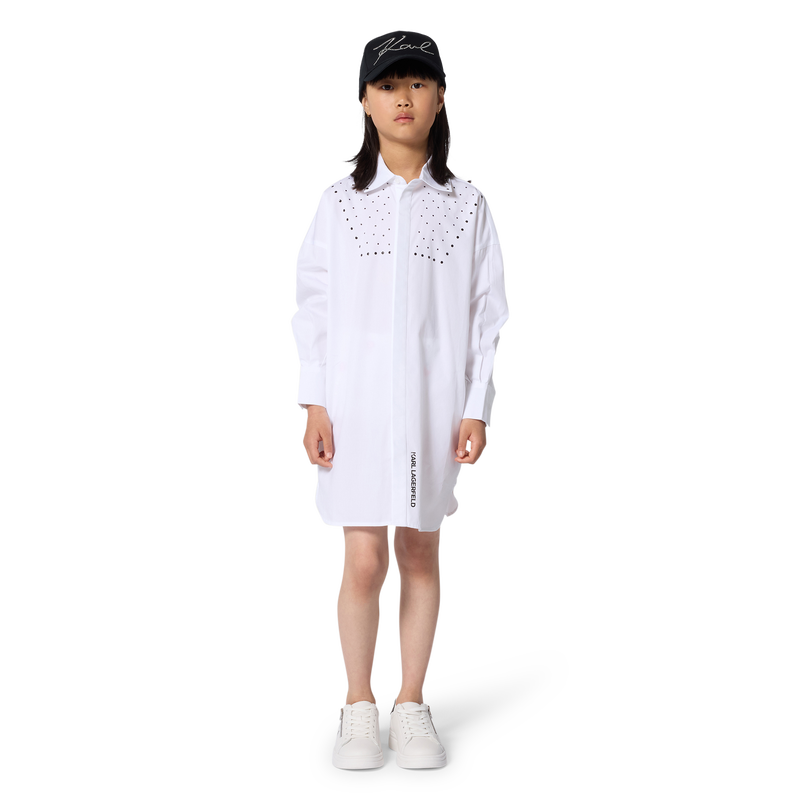LANG&Auml;RMELIGES HEMDKLEID KARL LAGERFELD KIDS 
                        M&Auml;DCHEN