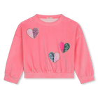 Velours-Sweatshirt BILLIEBLUSH 
                    M&Auml;DCHEN