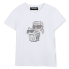Kurz&auml;rmeliges t-shirt KARL LAGERFELD KIDS 
                    M&Auml;DCHEN