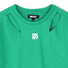 Kurzarmshirt mit Ajourmuster DKNY 
                    M&Auml;DCHEN