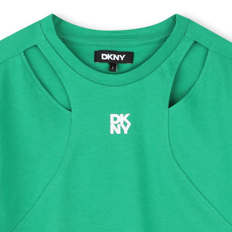 Kurzarmshirt mit Ajourmuster DKNY 
                        M&Auml;DCHEN