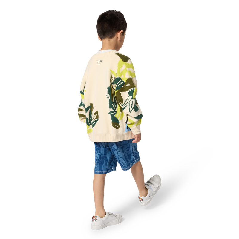 CARDIGAN mit V-Ausschnitt KENZO KIDS 
                        UNISEX