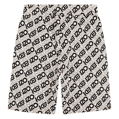 Bedruckte Jogging-Bermudas KENZO KIDS JUNGE