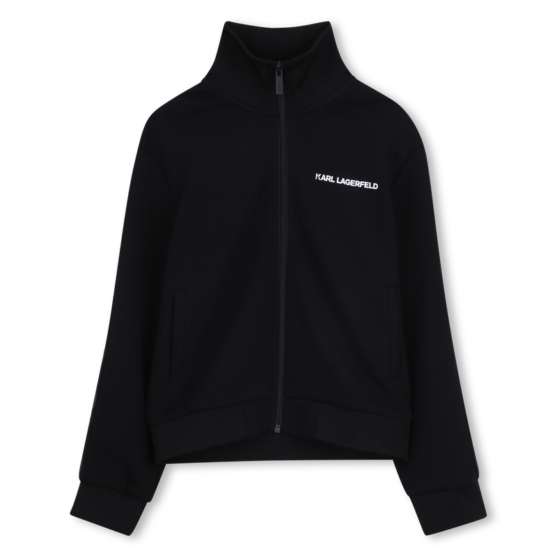 KAPUZENPULLOVER MIT REISSVERSCHLUSS KARL LAGERFELD KIDS 
                        JUNGE