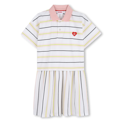 GESTREIFTES KLEID HUGO M&Auml;DCHEN