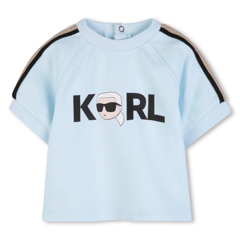 SET AUS T-SHIRT UND SHORTS KARL LAGERFELD KIDS 
                        JUNGE