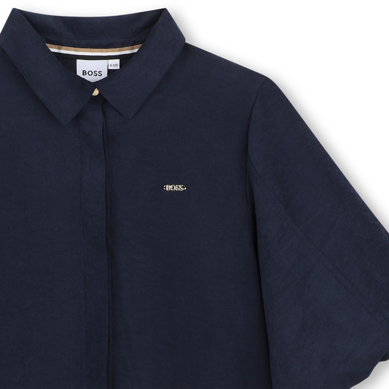 Kleid aus satin&eacute;en Satin BOSS 
                        M&Auml;DCHEN