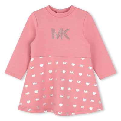 Lang&auml;rmeliges Kleid mit Nieten MICHAEL KORS M&Auml;DCHEN