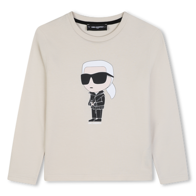 T-Shirt mit kurzen &Auml;rmeln KARL LAGERFELD KIDS JUNGE