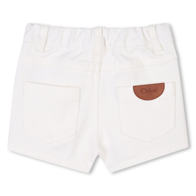 Shorts aus Baumwoll-Serge CHLOE M&Auml;DCHEN