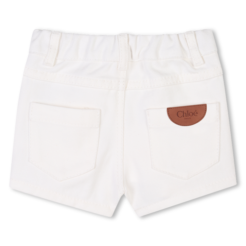 Shorts aus Baumwoll-Serge CHLOE 
                        M&Auml;DCHEN