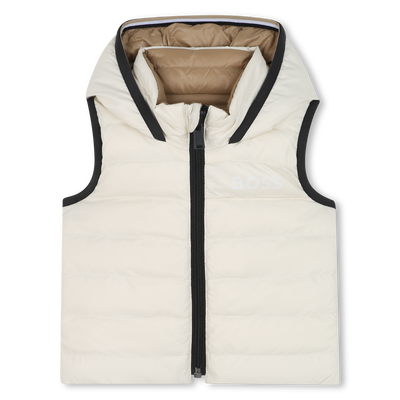 Wendbare &auml;rmellose Daunenjacke BOSS JUNGE