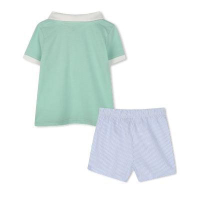 Shorts und Polo aus Baumwolle KENZO KIDS JUNGE