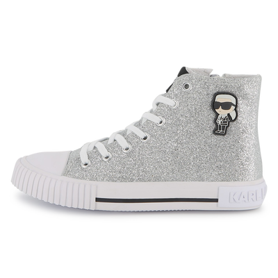Sneaker zum schn&uuml;ren KARL LAGERFELD KIDS M&Auml;DCHEN