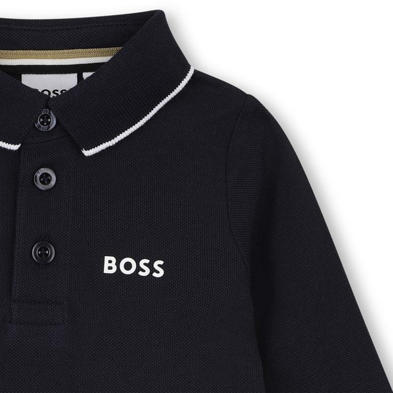 Langarm-Polo BOSS 
                        JUNGE